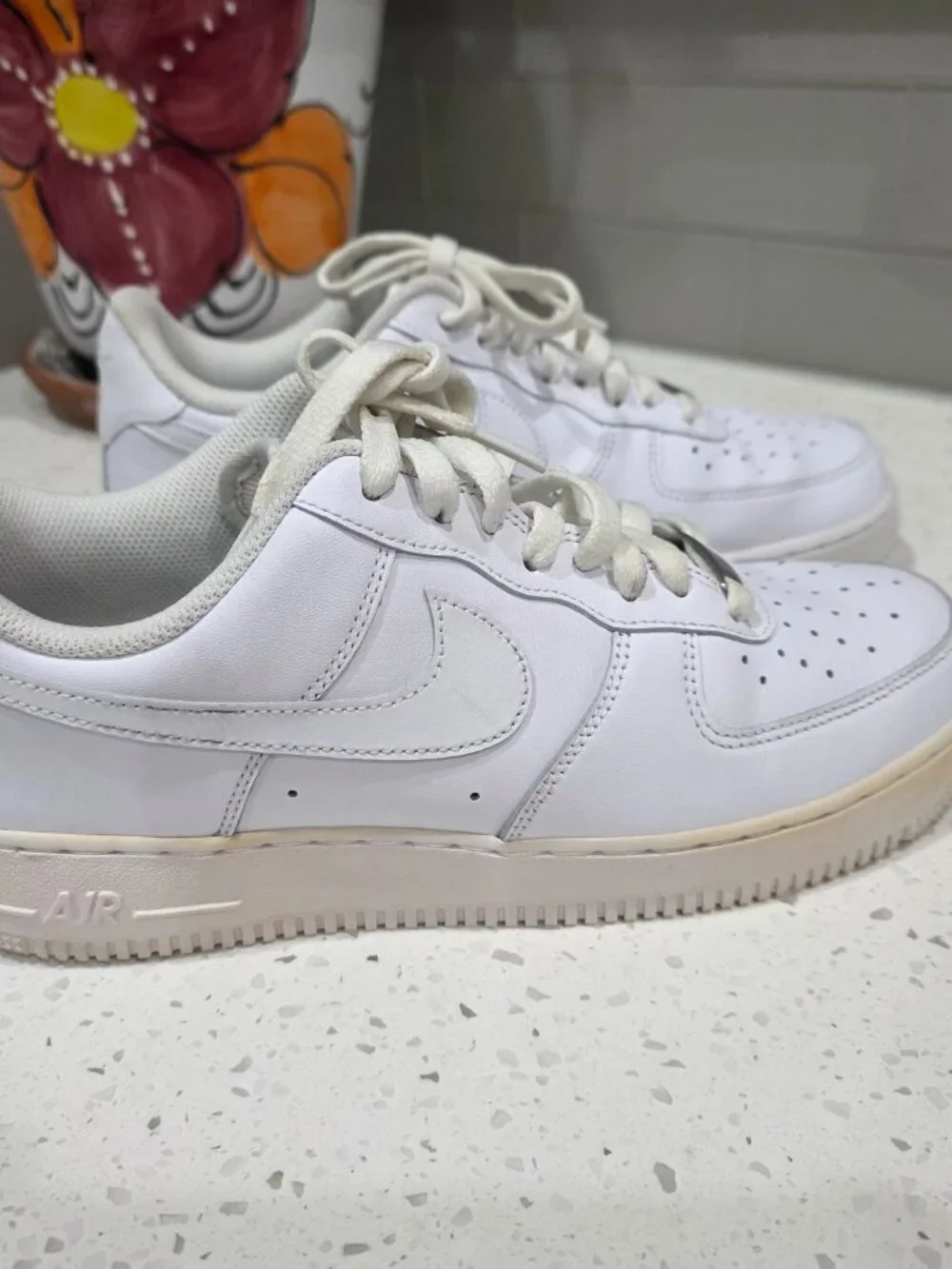 Nike Air Force 1 Low '07 Triple White Size 8.5M / 10W CW2288-111